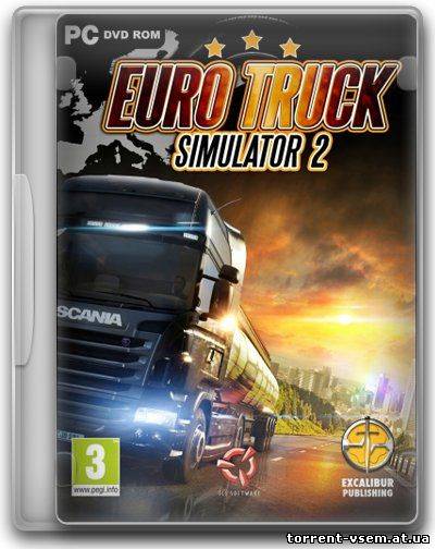 Euro Truck Simulator 2 / С грузом по Европе 3 [v.1.2.5.1] (2012) PC | Лицензия